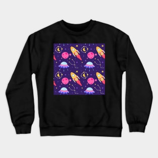 Pattern Stars Crewneck Sweatshirt